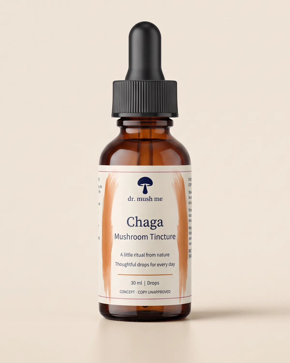 Chaga Drops, 30 ml bottle with dropper